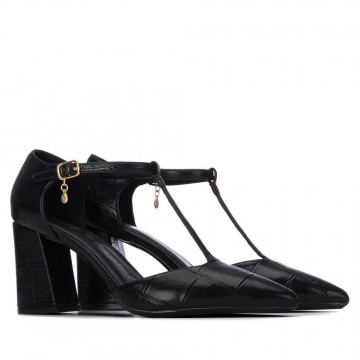 ZAPATOS MUJER TACÓN NEGRO...